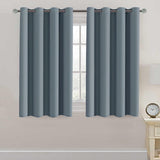 Blackout Thermal Insulated Treatment Extra Long Grommet Top Solid Color Curtains