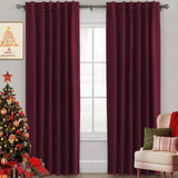Blackout Thermal Insulated Tab/Rod Pocket Solid Color Curtains