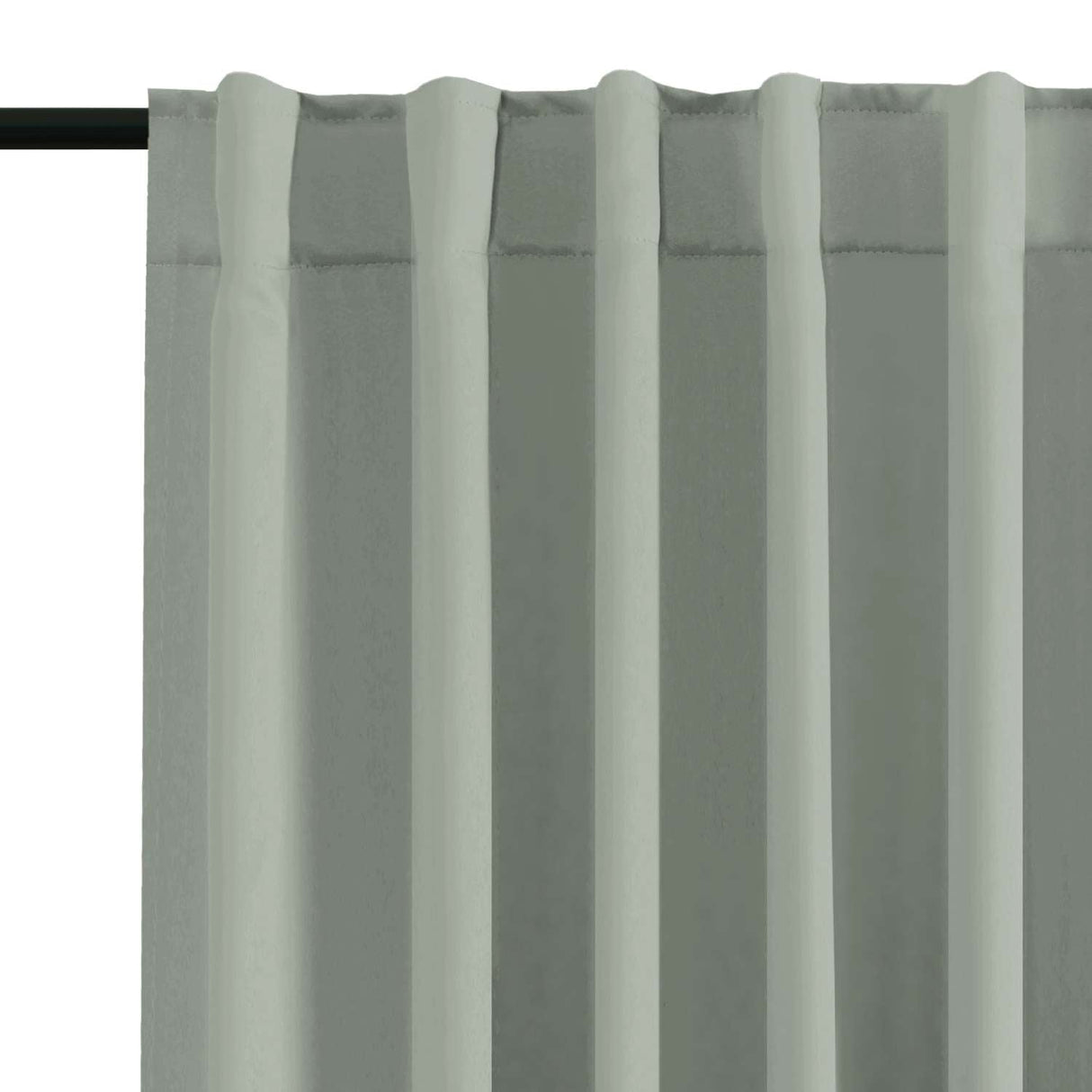 H.VERSAILTEX Blackout Thermal Insulated Window Curtains Bedroom Darkening Black out Drapes for Living Room Back Tab/Rod Pocket Draperies, 2 Panels, 52" x 96", Stone
