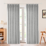 Draxis Stripe Texture Linen Blended Curtain