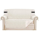 Reversible Furniture Protector Anti-Slip Water Resistant 2" Elastic Straps Couch Covers