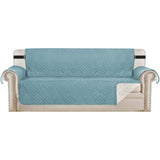 Reversible Furniture Protector Anti-Slip Water Resistant 2" Elastic Straps Couch Covers