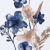 H.VERSAILTEX 100% Blackout Curtains Cattleya Floral Printed Drapes Leah Floral Thermal Bedroom Curtains for Living room with Black Liner 2 Panels,52" x 96",Grey/Teal