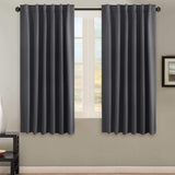 Blackout Thermal Insulated Tab/Rod Pocket Solid Color Curtains
