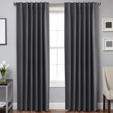 Blackout Thermal Insulated Tab/Rod Pocket Solid Color Curtains