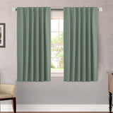 Blackout Thermal Insulated Tab/Rod Pocket Solid Color Curtains