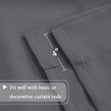 Valances Tie Up Curtains Roman Balloon Blind Rod Pocket Short Curtain