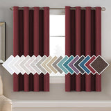 Faux Linen Blackout Thermal Insulated Grommet Curtain