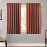 Blackout Thermal Insulated Tab/Rod Pocket Solid Color Curtains