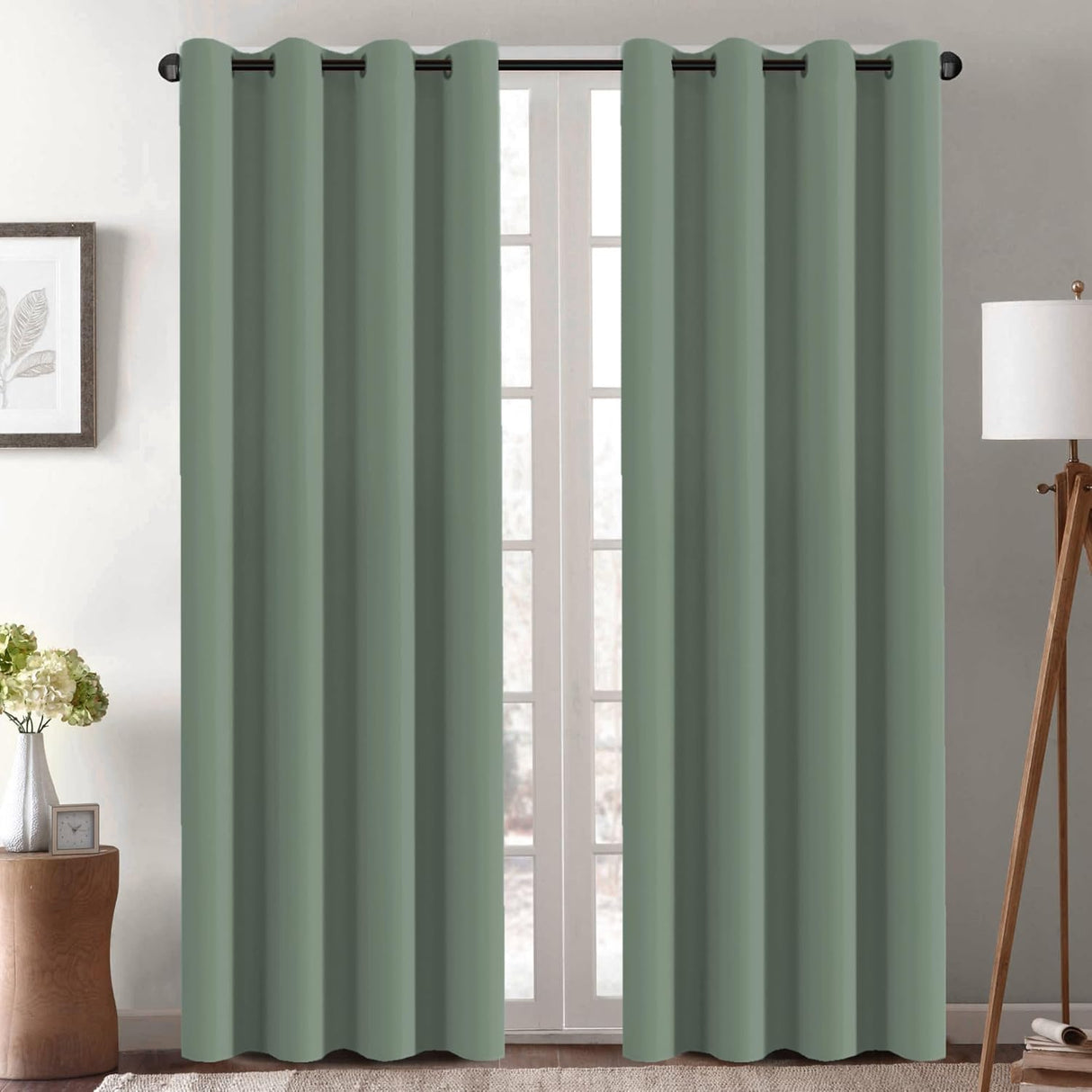 Light Blocking Thermal Insulated Curtain Grommet Top One Panel