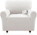 H.VERSAILTEX Jacquard Waterproof Sofa Slipcover – Stretch Couch Cover with Elastic Bottom