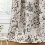 H.VERSAILTEX Floral Blackout Curtains for Living Room Thermal Insulated Grommet Drapes