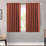 Blackout Thermal Insulated Tab/Rod Pocket Solid Color Curtains