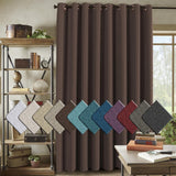 Linen Blackout Thermal Insulated Grommet Curtain