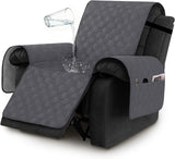 H.VERSAILTEX 100% Waterproof Recliner Chair Cover Non Slip Stay in Place with Pocket