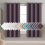 Faux Linen Blackout Thermal Insulated Grommet Curtain