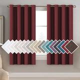 Linen Blackout Thermal Insulated Grommet Curtain