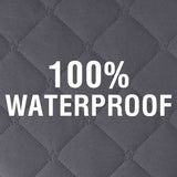 H.VERSAILTEX 100% Waterproof Sofa Cover Non-Slip Machine Washable with Elastic Straps Slipcovers Pet-friendly Furniture Protector (Oversized Sofa, French Oak)
