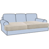 Stretch T Cushion Sofa Slipcovers Individually Sofa Cushion Covers Jacquard Fabric
