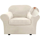 Modern Velvet Plush High Stretch Sofa Slipcover