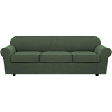 4 Piece Stretch Couch Covers for Cushion Couch Sofa Furniture Slipcovers