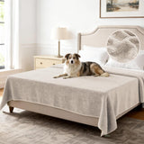 H.VERSAILTEX Non Slip Pet Couch Cover Chenille Dog Bed Protector Thick Soft Sofa Slipcover Pet Friendly Washable Couch Cushion Covers for Pets (30" x 53", Sage)