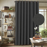 Linen Blackout Thermal Insulated Grommet Curtain