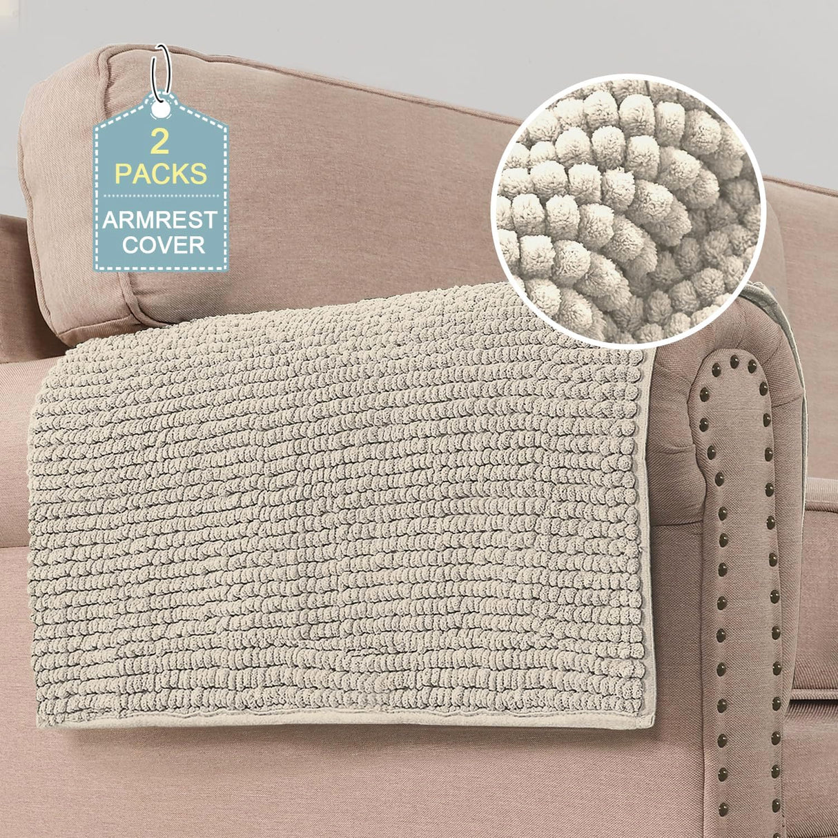 H.VERSAILTEX Thick Chenille Sofa Cover for Dogs & Pets – Soft, Anti-Slip Design