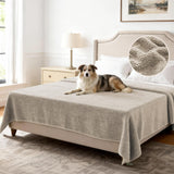 H.VERSAILTEX Non Slip Pet Couch Cover Chenille Dog Bed Protector Thick Soft Sofa Slipcover Pet Friendly Washable Couch Cushion Covers for Pets (30" x 53", Sage)