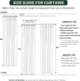 H.VERSAILTEX Ivory Pinch Pleated 100% Blackout Curtains 84 Inches Long