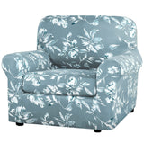 H.VERSAILTEX Super Stretch 3 Pieces Sofa Covers for 2 Cushion Couch Covers Sofa Slipcovers Feature Soft Thick Bouncy Modern Style with Individual Cushion Covers Pet Friendly - Loveseat, Aqua