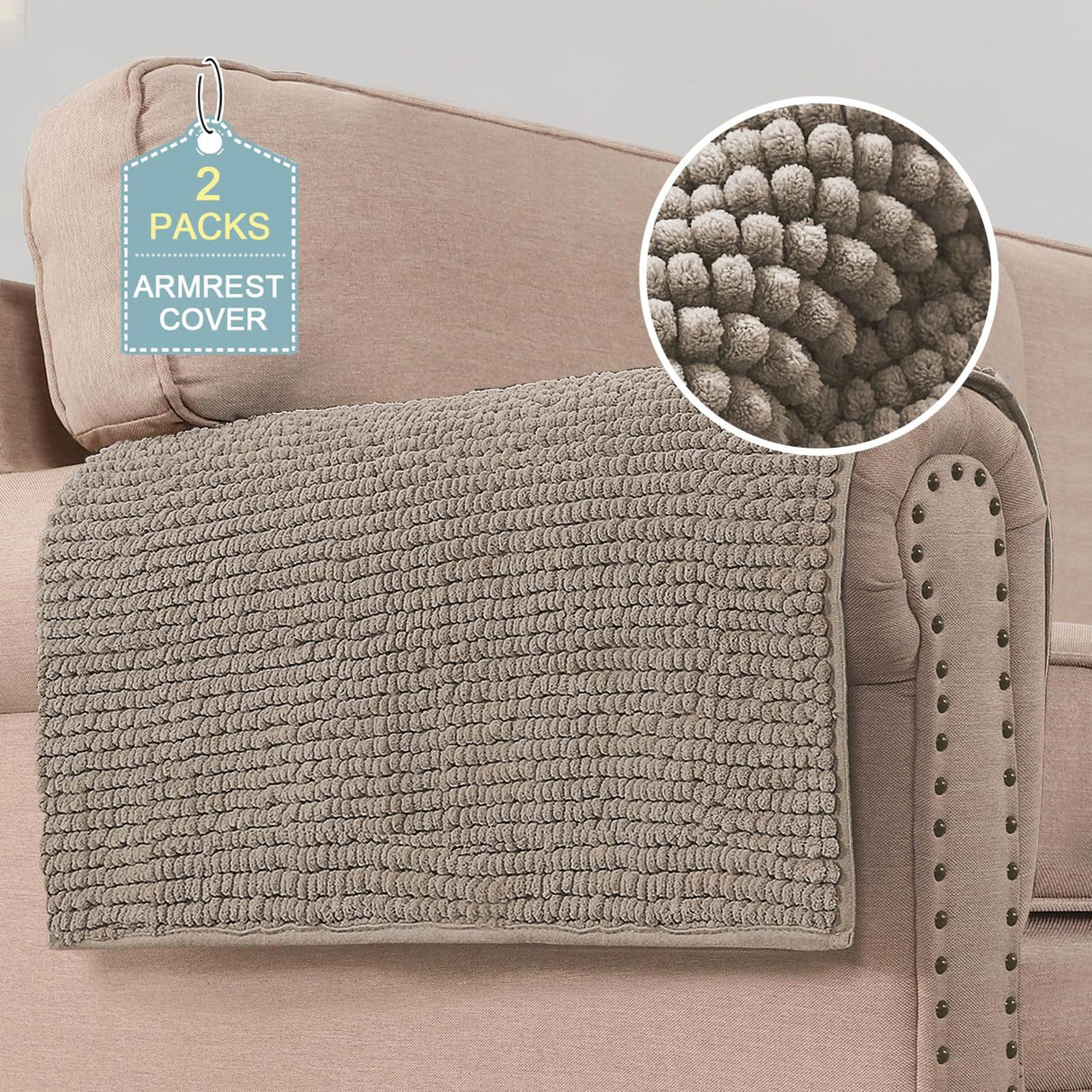 H.VERSAILTEX Thick Chenille Sofa Cover for Dogs & Pets – Soft, Anti-Slip Design