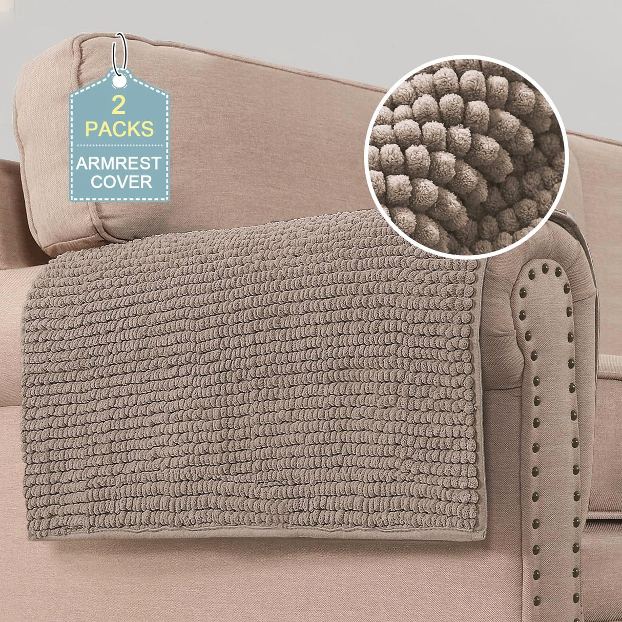 H.VERSAILTEX Thick Chenille Sofa Cover for Dogs & Pets – Soft, Anti-Slip Design