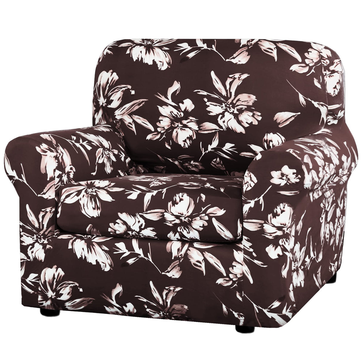 H.VERSAILTEX Super Stretch 3 Pieces Sofa Covers for 2 Cushion Couch Covers Sofa Slipcovers Feature Soft Thick Bouncy Modern Style with Individual Cushion Covers Pet Friendly - Loveseat, Aqua