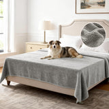 H.VERSAILTEX Non Slip Pet Couch Cover Chenille Dog Bed Protector Thick Soft Sofa Slipcover Pet Friendly Washable Couch Cushion Covers for Pets (30" x 53", Sage)