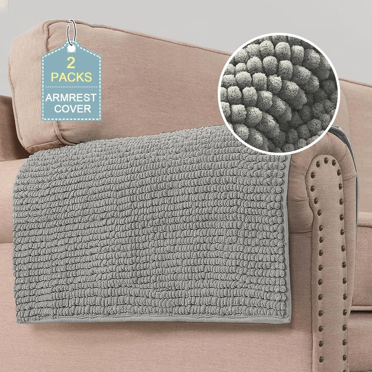 H.VERSAILTEX Thick Chenille Sofa Cover for Dogs & Pets – Soft, Anti-Slip Design