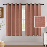 H.VERSAILTEX Linen Light Filtering Curtains 84 Inch for Living Room, Linen
