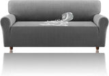 H.VERSAILTEX Jacquard Waterproof Sofa Slipcover – Stretch Couch Cover with Elastic Bottom