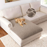H.VERSAILTEX Non Slip Pet Couch Cover Chenille Dog Bed Protector Thick Soft Sofa Slipcover Pet Friendly Washable Couch Cushion Covers for Pets (30" x 53", Sage)