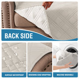H.VERSAILTEX Diamond Sofa Slipcover,  1-Piece, Non-Slip,  Polyester (Sofa Size,  French Oak)