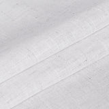 H.VERSAILTEX Linen Sheer Curtains 2 Panel Sets 96 Inch Length- Semi Transparent Privacy Sheer Vertical Curtains & Drapes for Sliding Glass Doors, Angora, 52 x 96 Inch