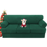 Sofa Slipcovers Thick Velvet Couch Cover Stretch T Cushion Sofa Covers Individual T Cushion Covers,