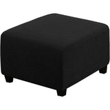 Ottoman Cover Slipcover Rectangle Fit Length Footrest Sofa Slipcovers Stool Cover