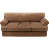 Sofa Slipcovers Thick Velvet Couch Cover Stretch T Cushion Sofa Covers Individual T Cushion Covers,