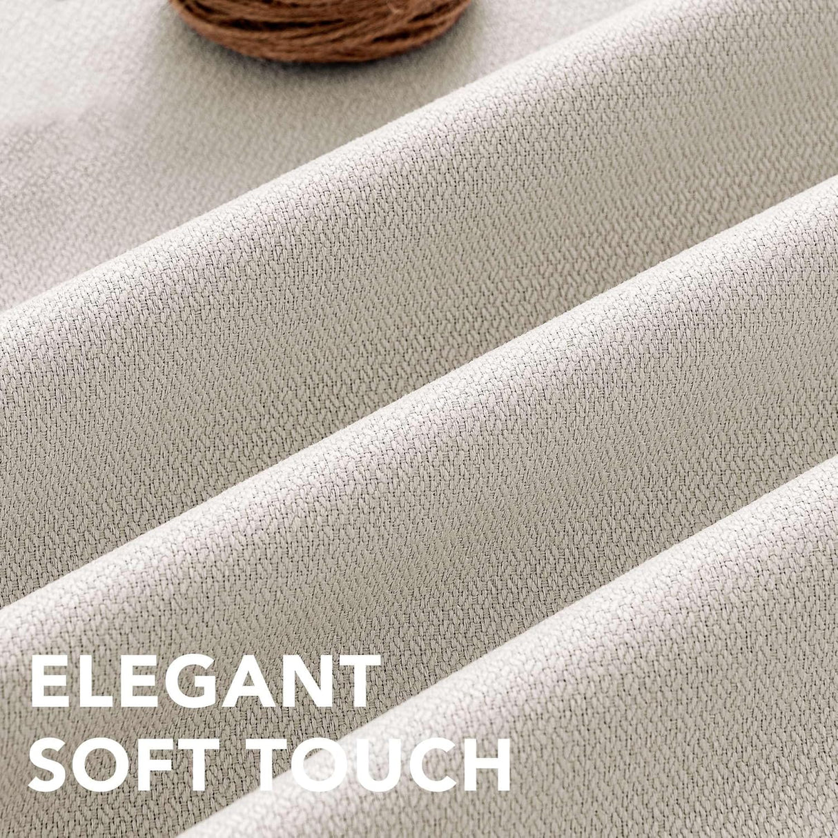 H.VERSAILTEX 100% Blackout Curtains Back Tab Full Light Blocking Thermal Insulated 2 Panels