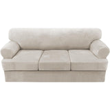 Sofa Slipcovers Thick Velvet Couch Cover Stretch T Cushion Sofa Covers Individual T Cushion Covers,