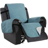 Reversible Furniture Protector Anti-Slip Water Resistant 2" Elastic Straps Couch Covers