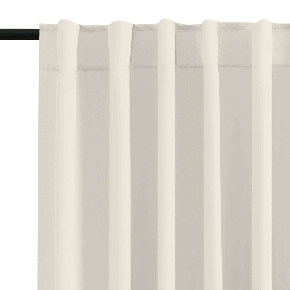 H.VERSAILTEX Blackout Thermal Insulated Window Curtains Bedroom Darkening Black out Drapes for Living Room Back Tab/Rod Pocket Draperies, 2 Panels, 52" x 96", Stone