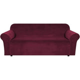 Stretch Velvet Sofa Covers for Cushion Couch Covers Sofa Slipcovers Furniture Protector