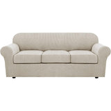 4 Piece Stretch Couch Covers for Cushion Couch Sofa Furniture Slipcovers